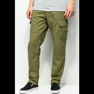 Olive green cargo pants